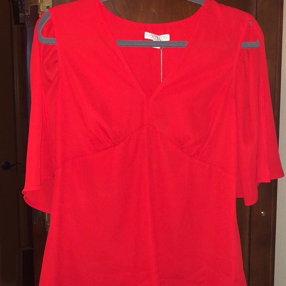 NY&C caped blouse